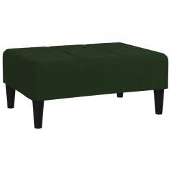 vidaXL Fußhocker Dunkelgrün 78x56x32 cm Samt