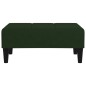 vidaXL Fußhocker Dunkelgrün 78x56x32 cm Samt vidaXL Fußhocker Dunkelgrün 78x56x32 cm Samt
