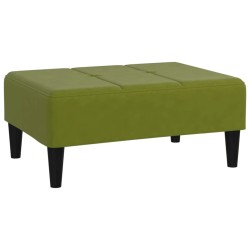 vidaXL Fußhocker Hellgrün 78x56x32 cm Samt 