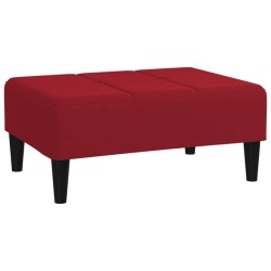 vidaXL Fußhocker Weinrot 78x56x32 cm Samt