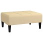 vidaXL Fußhocker Creme 78x56x32 cm Samt vidaXL Fußhocker Creme 78x56x32 cm Samt