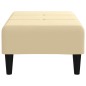 vidaXL Fußhocker Creme 78x56x32 cm Samt vidaXL Fußhocker Creme 78x56x32 cm Samt