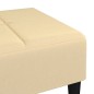 vidaXL Fußhocker Creme 78x56x32 cm Samt vidaXL Fußhocker Creme 78x56x32 cm Samt