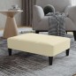 vidaXL Fußhocker Creme 78x56x32 cm Kunstleder vidaXL Fußhocker Creme 78x56x32 cm Kunstleder