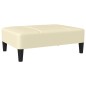 vidaXL Fußhocker Creme 78x56x32 cm Kunstleder vidaXL Fußhocker Creme 78x56x32 cm Kunstleder