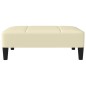 vidaXL Fußhocker Creme 78x56x32 cm Kunstleder vidaXL Fußhocker Creme 78x56x32 cm Kunstleder