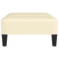 vidaXL Fußhocker Creme 78x56x32 cm Kunstleder vidaXL Fußhocker Creme 78x56x32 cm Kunstleder