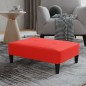 vidaXL Fußhocker Rot 78x56x32 cm Kunstleder vidaXL Fußhocker Rot 78x56x32 cm Kunstleder