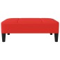 vidaXL Fußhocker Rot 78x56x32 cm Kunstleder vidaXL Fußhocker Rot 78x56x32 cm Kunstleder