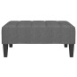 vidaXL Fußhocker Hellgrau 78x56x32 cm Stoff vidaXL Fußhocker Hellgrau 78x56x32 cm Stoff