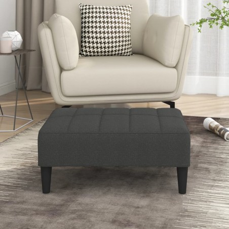 vidaXL Fußhocker Dunkelgrau 78x56x32 cm Stoff