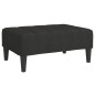 vidaXL Fußhocker Schwarz 78x56x32 cm Stoff vidaXL Fußhocker Schwarz 78x56x32 cm Stoff