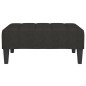 vidaXL Fußhocker Schwarz 78x56x32 cm Stoff vidaXL Fußhocker Schwarz 78x56x32 cm Stoff