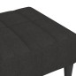 vidaXL Fußhocker Schwarz 78x56x32 cm Stoff vidaXL Fußhocker Schwarz 78x56x32 cm Stoff