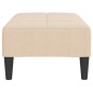 vidaXL Fußhocker Creme 78x56x32 cm Stoff vidaXL Fußhocker Creme 78x56x32 cm Stoff