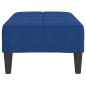 vidaXL Fußhocker Blau 78x56x32 cm Stoff vidaXL Fußhocker Blau 78x56x32 cm Stoff