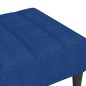 vidaXL Fußhocker Blau 78x56x32 cm Stoff vidaXL Fußhocker Blau 78x56x32 cm Stoff