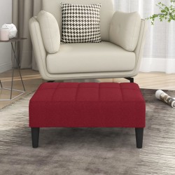 vidaXL Fußhocker Weinrot 78x56x32 cm Stoff
