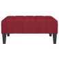 vidaXL Fußhocker Weinrot 78x56x32 cm Stoff vidaXL Fußhocker Weinrot 78x56x32 cm Stoff