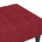 vidaXL Fußhocker Weinrot 78x56x32 cm Stoff vidaXL Fußhocker Weinrot 78x56x32 cm Stoff