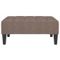 vidaXL Fußhocker Taupe 78x56x32 cm Stoff vidaXL Fußhocker Taupe 78x56x32 cm Stoff