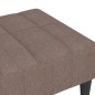 vidaXL Fußhocker Taupe 78x56x32 cm Stoff vidaXL Fußhocker Taupe 78x56x32 cm Stoff