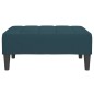vidaXL Fußhocker Blau 78x56x32 cm Samt vidaXL Fußhocker Blau 78x56x32 cm Samt