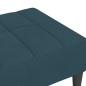 vidaXL Fußhocker Blau 78x56x32 cm Samt vidaXL Fußhocker Blau 78x56x32 cm Samt