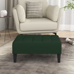 vidaXL Fußhocker Dunkelgrün 78x56x32 cm Samt