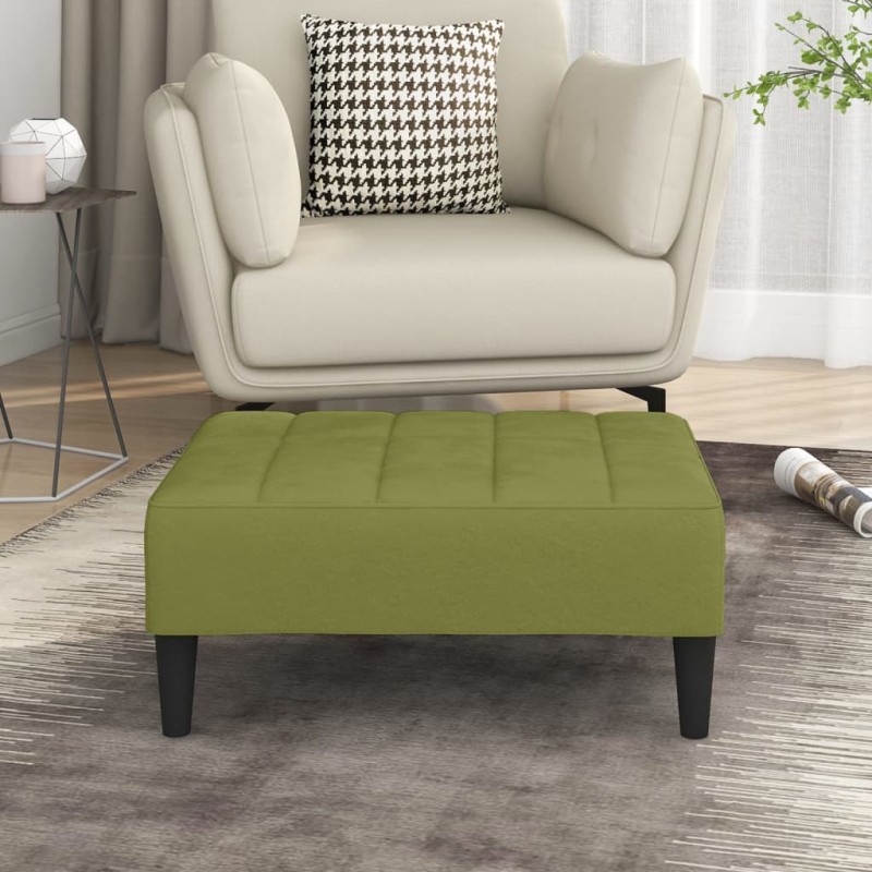 vidaXL Fußhocker Hellgrün 78x56x32 cm Samt vidaXL Fußhocker Hellgrün 78x56x32 cm Samt