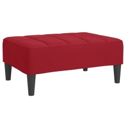 vidaXL Fußhocker Weinrot 78x56x32 cm Samt