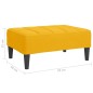 vidaXL Fußhocker Gelb 78x56x32 cm Samt vidaXL Fußhocker Gelb 78x56x32 cm Samt