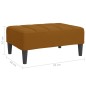vidaXL Fußhocker Braun 78x56x32 cm Samt vidaXL Fußhocker Braun 78x56x32 cm Samt