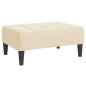 vidaXL Fußhocker Creme 78x56x32 cm Samt vidaXL Fußhocker Creme 78x56x32 cm Samt