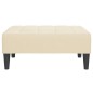vidaXL Fußhocker Creme 78x56x32 cm Samt vidaXL Fußhocker Creme 78x56x32 cm Samt