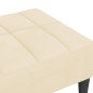 vidaXL Fußhocker Creme 78x56x32 cm Samt vidaXL Fußhocker Creme 78x56x32 cm Samt
