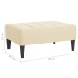 vidaXL Fußhocker Creme 78x56x32 cm Samt vidaXL Fußhocker Creme 78x56x32 cm Samt