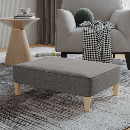 vidaXL Fußhocker Hellgrau 78x56x32 cm Stoff 