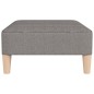 vidaXL Fußhocker Hellgrau 78x56x32 cm Stoff vidaXL Fußhocker Hellgrau 78x56x32 cm Stoff