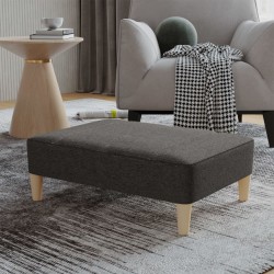 vidaXL Fußhocker Dunkelgrau 78x56x32 cm Stoff
