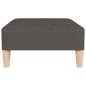 vidaXL Fußhocker Dunkelgrau 78x56x32 cm Stoff vidaXL Fußhocker Dunkelgrau 78x56x32 cm Stoff