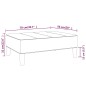 vidaXL Fußhocker Dunkelgrau 78x56x32 cm Stoff vidaXL Fußhocker Dunkelgrau 78x56x32 cm Stoff