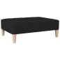 vidaXL Fußhocker Schwarz 78x56x32 cm Stoff vidaXL Fußhocker Schwarz 78x56x32 cm Stoff
