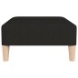 vidaXL Fußhocker Schwarz 78x56x32 cm Stoff vidaXL Fußhocker Schwarz 78x56x32 cm Stoff