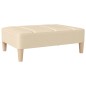 vidaXL Fußhocker Creme 78x56x32 cm Stoff vidaXL Fußhocker Creme 78x56x32 cm Stoff