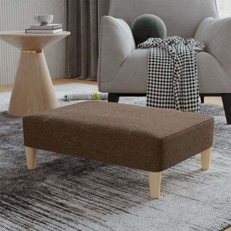 vidaXL Fußhocker Braun 78x56x32 cm Stoff
