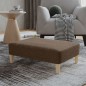 vidaXL Fußhocker Braun 78x56x32 cm Stoff vidaXL Fußhocker Braun 78x56x32 cm Stoff