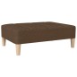 vidaXL Fußhocker Braun 78x56x32 cm Stoff vidaXL Fußhocker Braun 78x56x32 cm Stoff