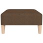 vidaXL Fußhocker Braun 78x56x32 cm Stoff vidaXL Fußhocker Braun 78x56x32 cm Stoff