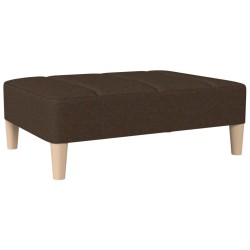 vidaXL Fußhocker Dunkelbraun 78x56x32 cm Stoff